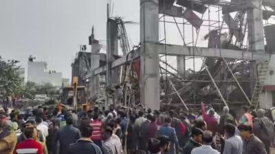 Six Dead, Several Injured in Raipur Steel Plant Collapse; Rescue Efforts Underway
