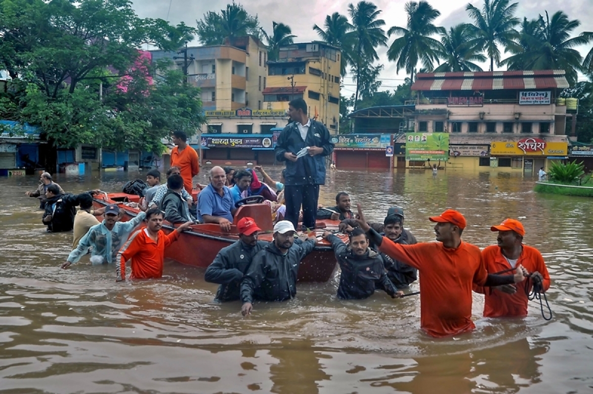 13 boats and 58 medical teams deployed, 242 flood relief camps, 222 flood posts and 18 animal relief camps set up