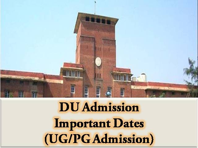 DU ने अनाउंस की Entrance Examinations की date 