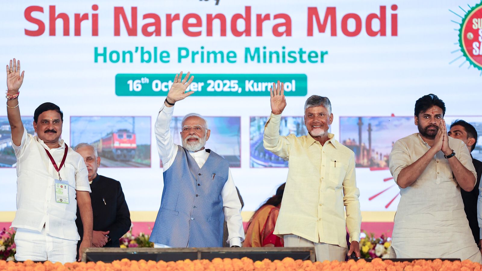 PM Modi Unveils ₹13,430 Crore Development Projects in Kurnool to Boost Andhra Pradesh’s Growth Kurnool