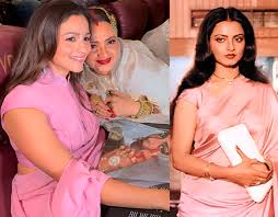 Umrao Jaan की स्क्रीनिंग में रेखा के साथ अनन्या और आलिया का स्पेशल मोमेंट