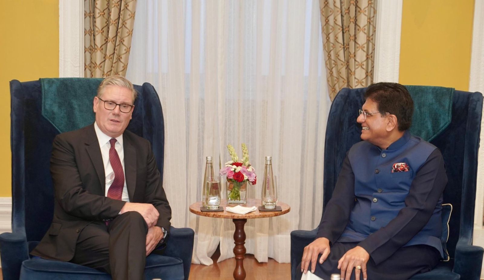 Piyush Goyal and UK PM Keir Starmer Explore Ways to Strengthen India–UK Trade and Economic Ties