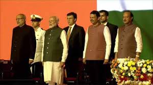 Maharashtra CM Oath Ceremony: महाराष्ट्र महायुति सरकार का शपथ ग्रहण : देवेंद्र फडणवीस मुख्यमंत्री, एकनाथ शिंदे और अजित पवार उपमुख्यमंत्री बने