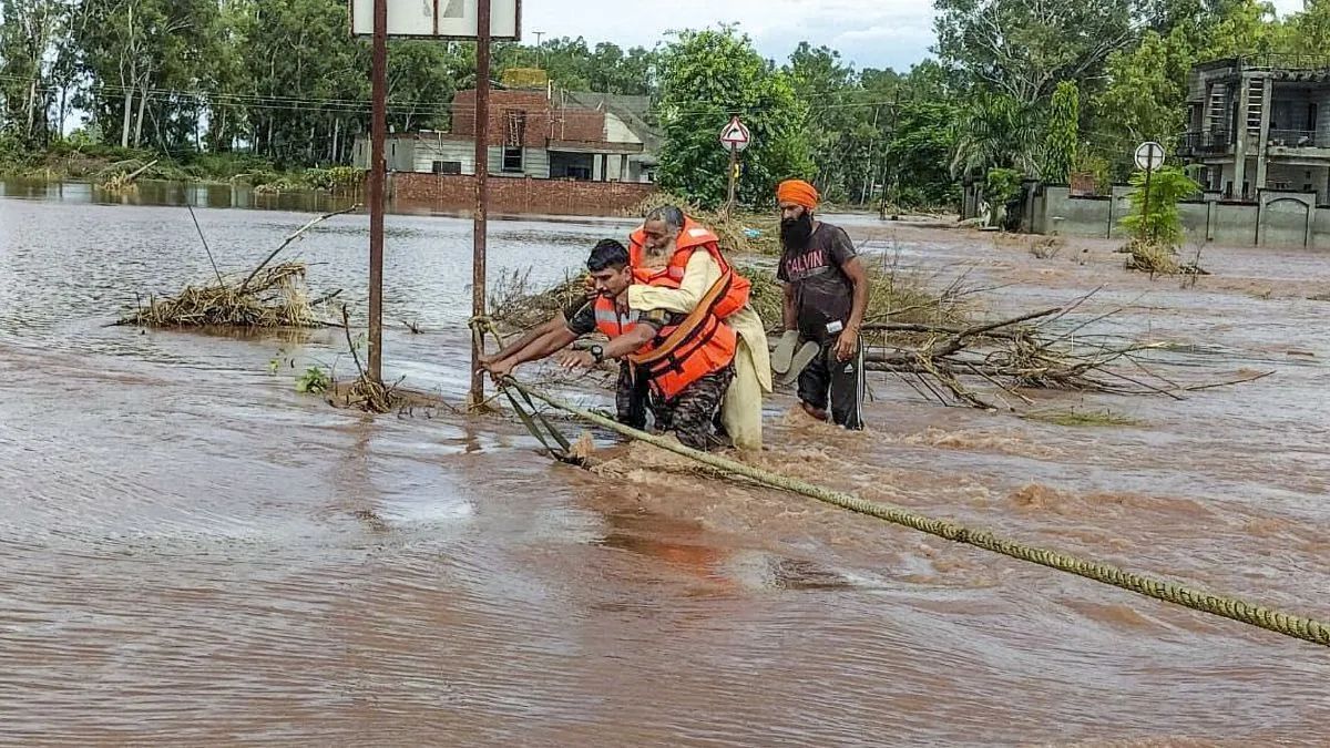 Punjab Floods: PM Modi to Visit Tomorrow as Death Toll Reaches 48; Army, NDRF Lead Relief Efforts