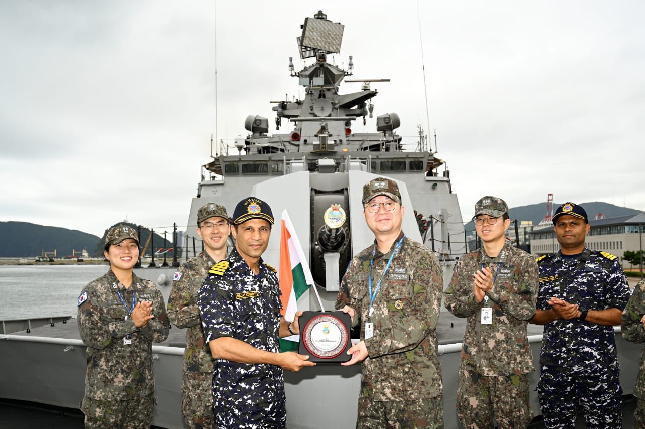 India and South Korea Begin First-Ever Bilateral Naval Exercise in Busan