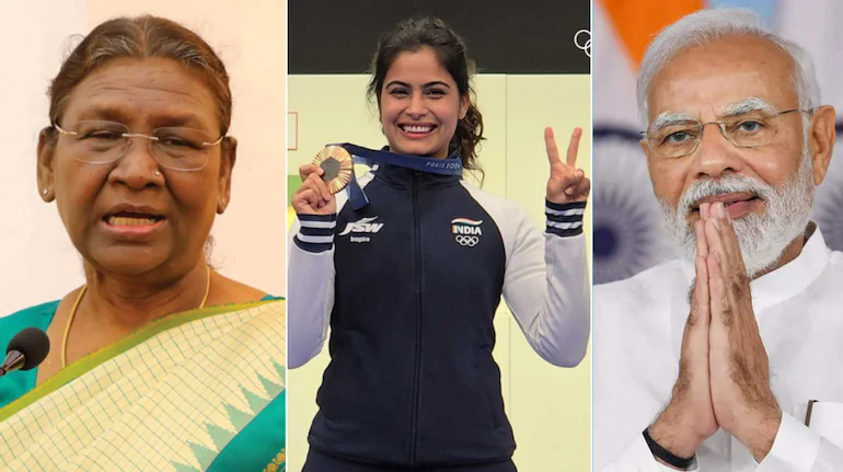 Manu Bhaker Wins Bronze Medal: शूटर मनु भाकर ने ओलिंपिक में जीता ब्रॉन्ज मेडल, पीएम मोदी समेत इन नेताओं ने दी बधाई