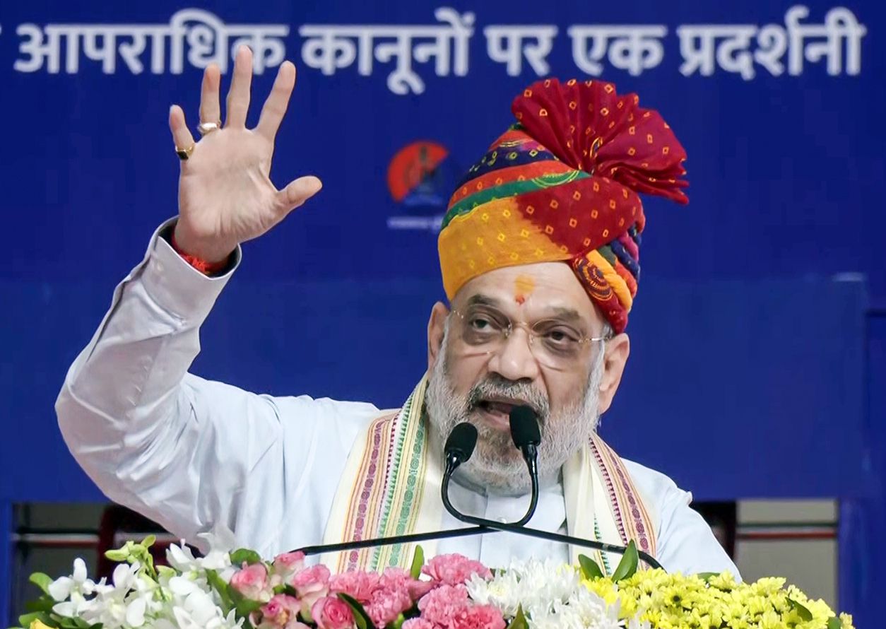 Amit Shah Launches ₹4 Lakh Crore Investment Proposals, Unveils Criminal Law Exhibition in Jaipur