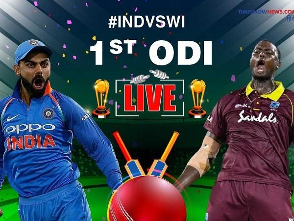 INDvsWI 1st ODI: वेस्टइंडीज का शानदार प्रदर्शन, भारत को दिया 323 रन का लक्ष्य