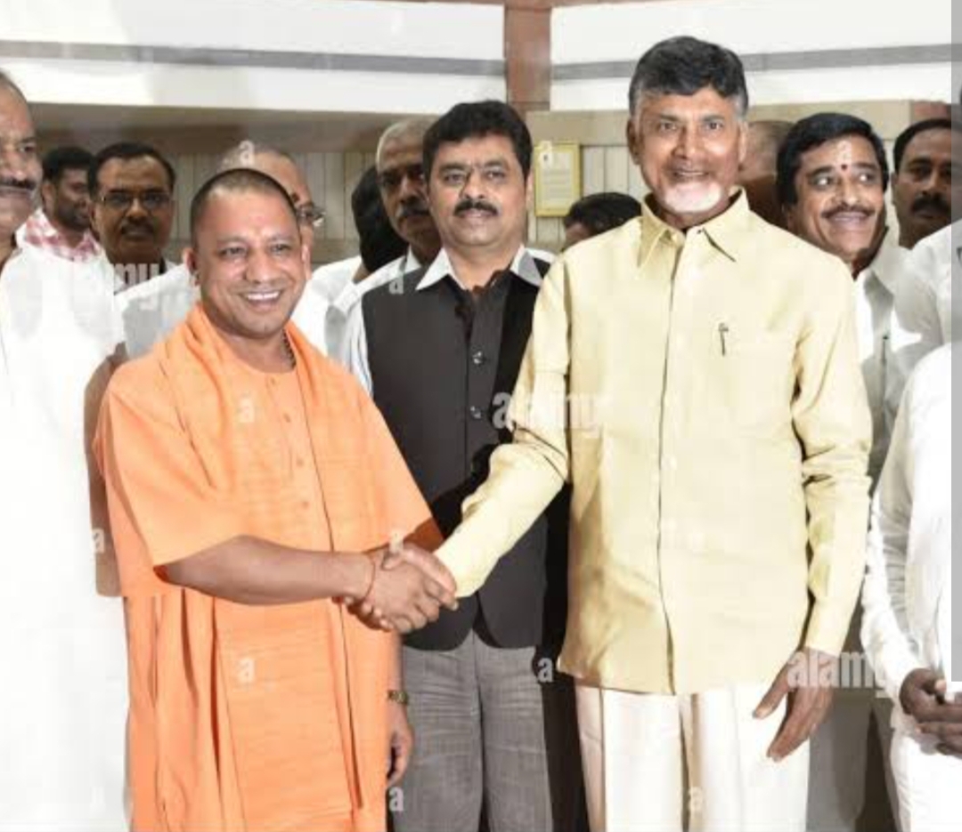 Chief Minister Yogi extends congratulations to Chandrababu Naidu