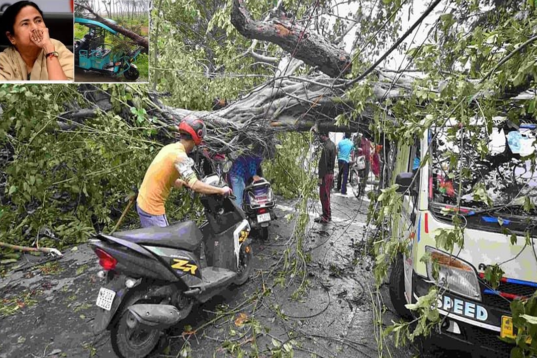 पश्चिम बंगाल में 'अम्फान' ने  मचाई तबाही, CM ममता बनर्जी ने मांगी सेना की मदद