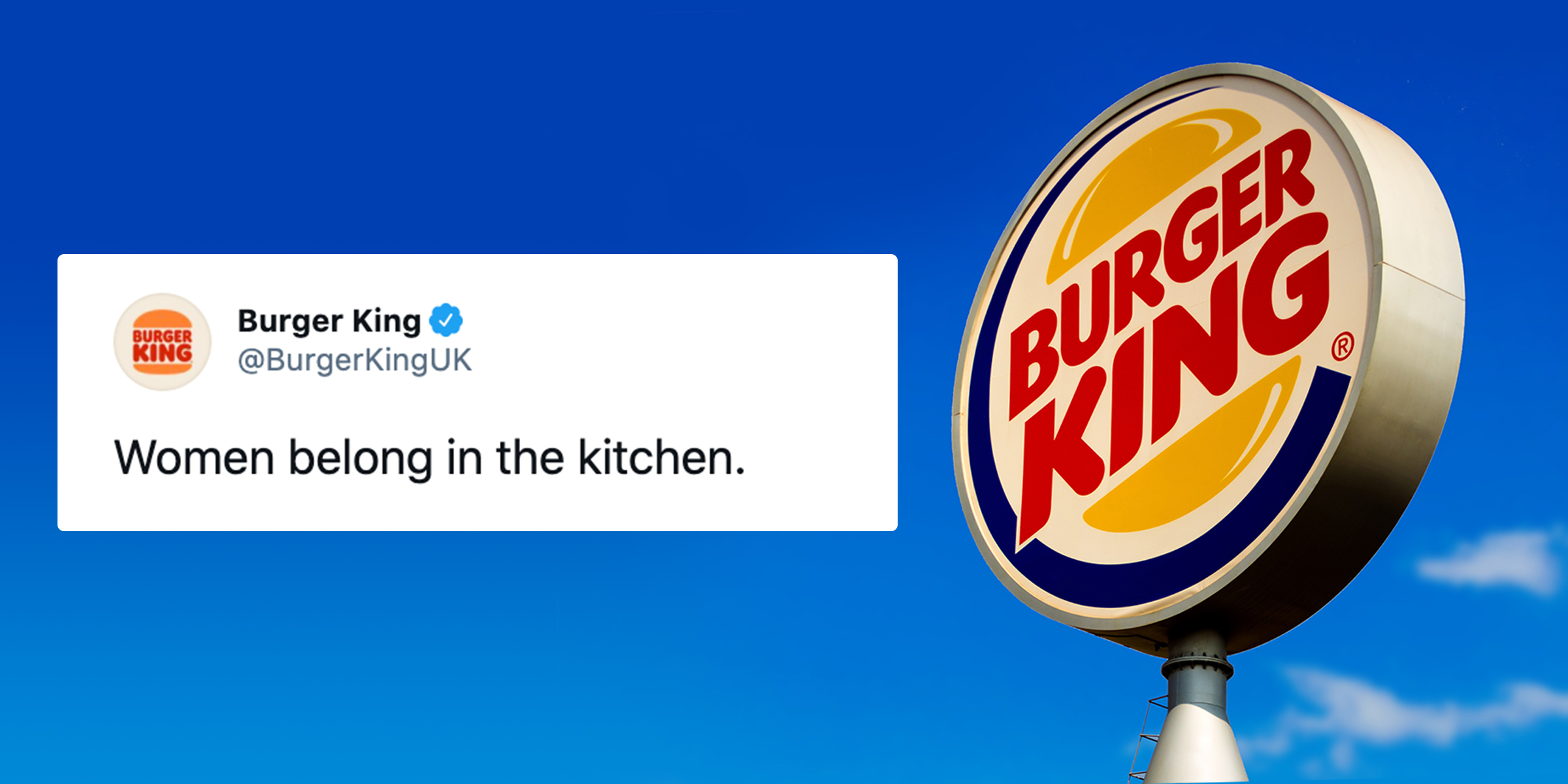 Burger King ने कहा- औरतों की जगह किचन में, ट्रोल होने पर मांगनी पड़ी माफी