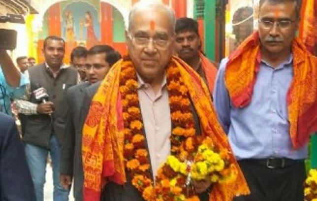 राम मंदिर निर्माण को लेकर नृपेंद्र मिश्रा अयोध्या पहुंचे